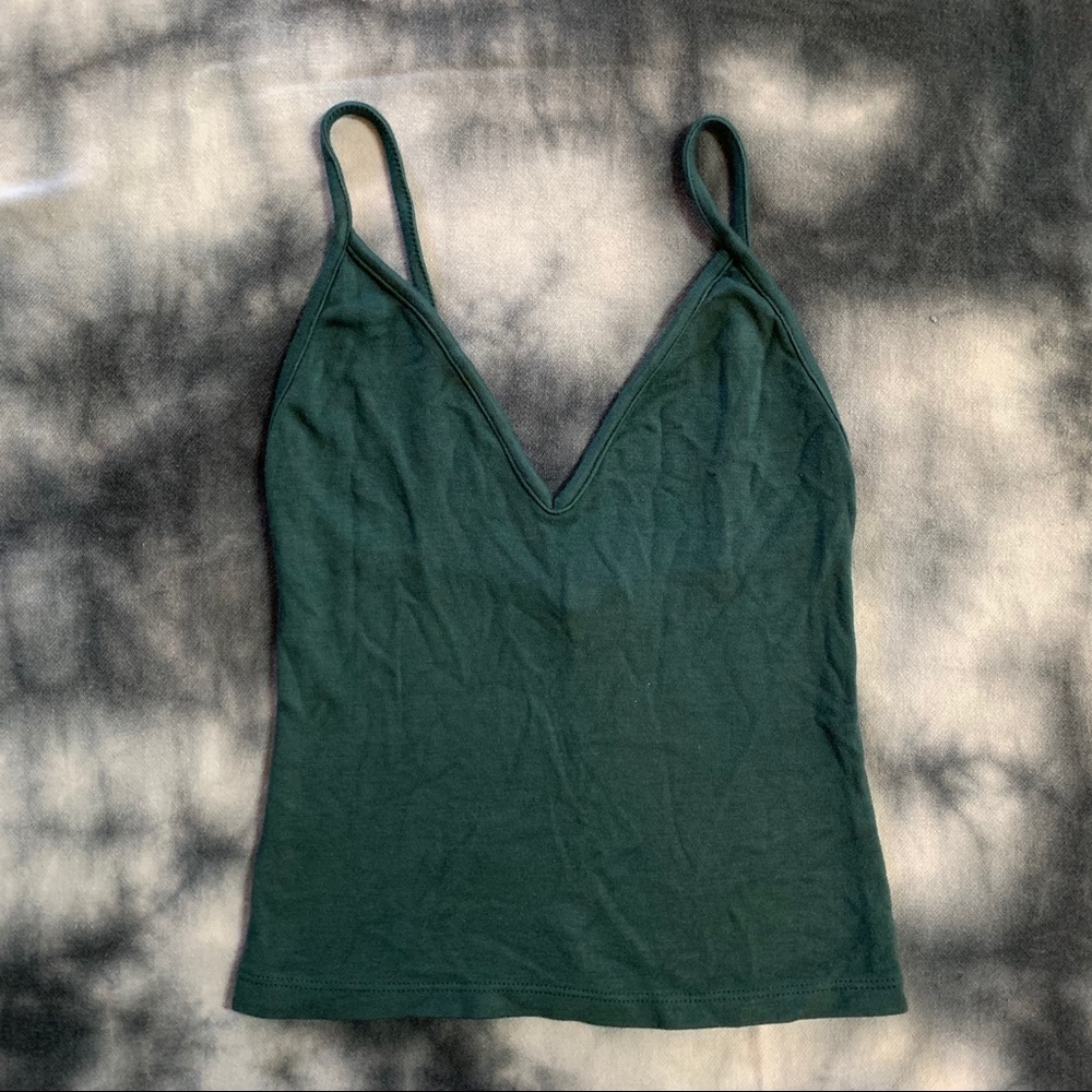 john galt/brandy melville green tank top